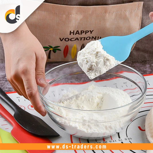 1pc Silicone Spatula Heat Resistant Non-Stick Flexible Rubber Kitchen Essential