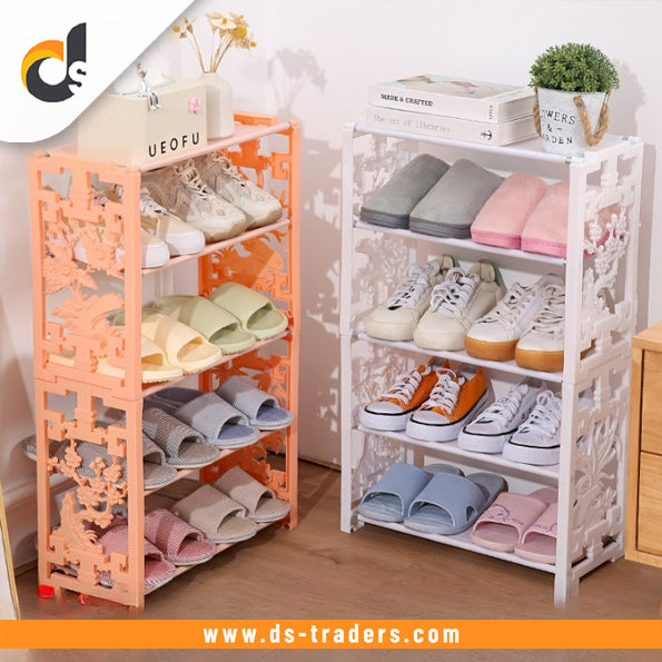 Space Saving Modern Shoe Storage Shelf 5-layer