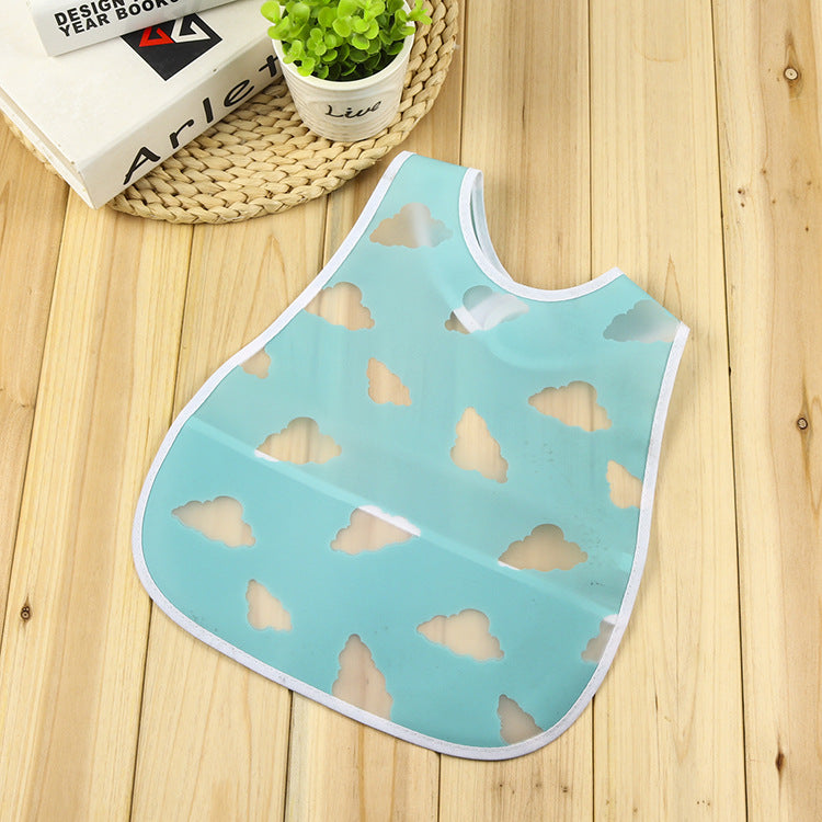 Pack of 5 - Cute Printed Baby Bibs Waterproof  Feeding Apron