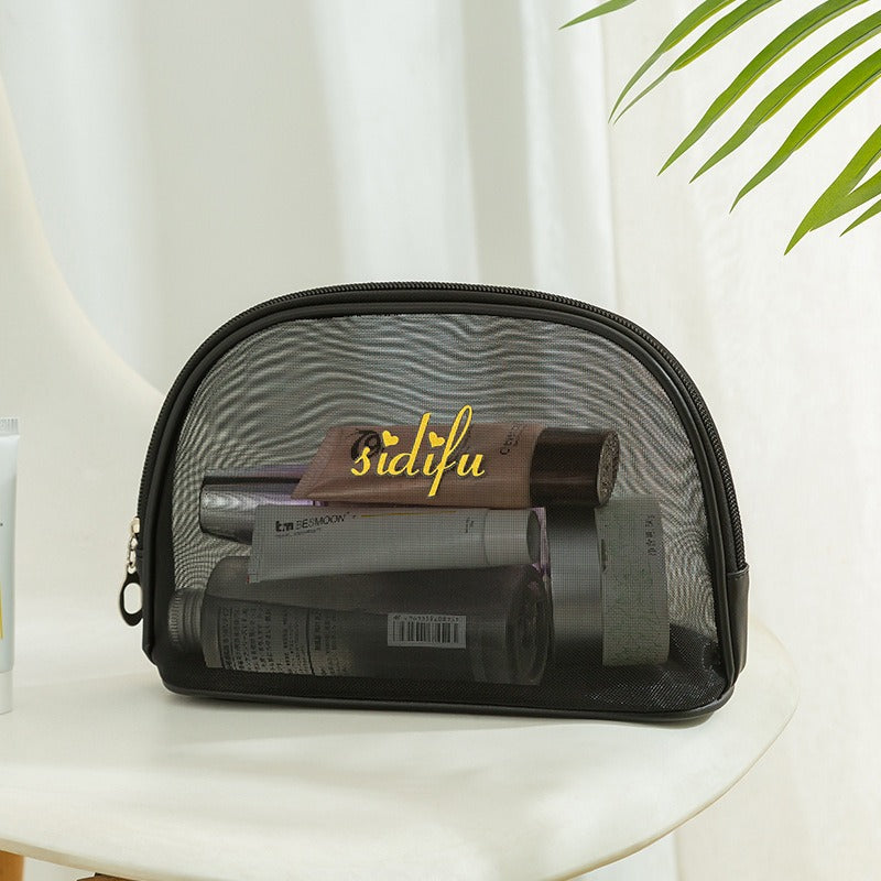 New Portable Cosmetic Makeup Organizer Mesh Bag