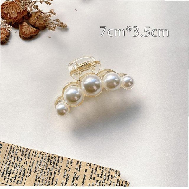Cute Linked Pearl Hair Clip