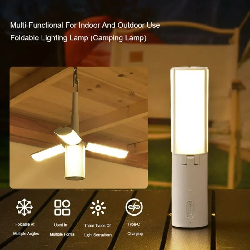 Rechargeable LED Folding Camping Light