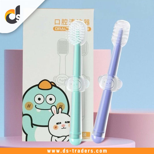 2PCs Silicon Baby Toothbrush for Milk Teeth