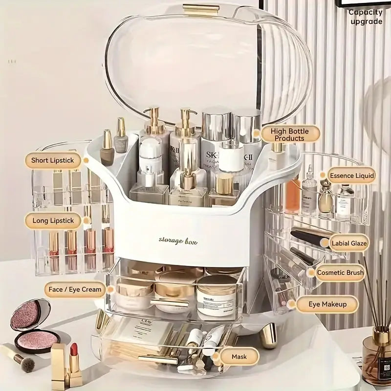 Premium Acrylic All-in-One Cosmetic Storage Cabinet