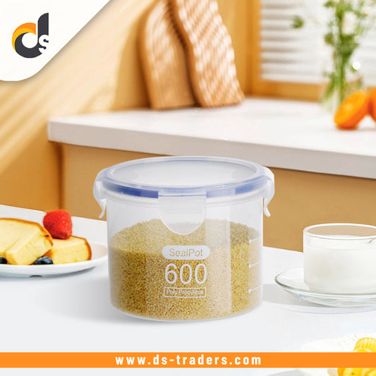 3 Pcs Airtight Food Jar 600ml