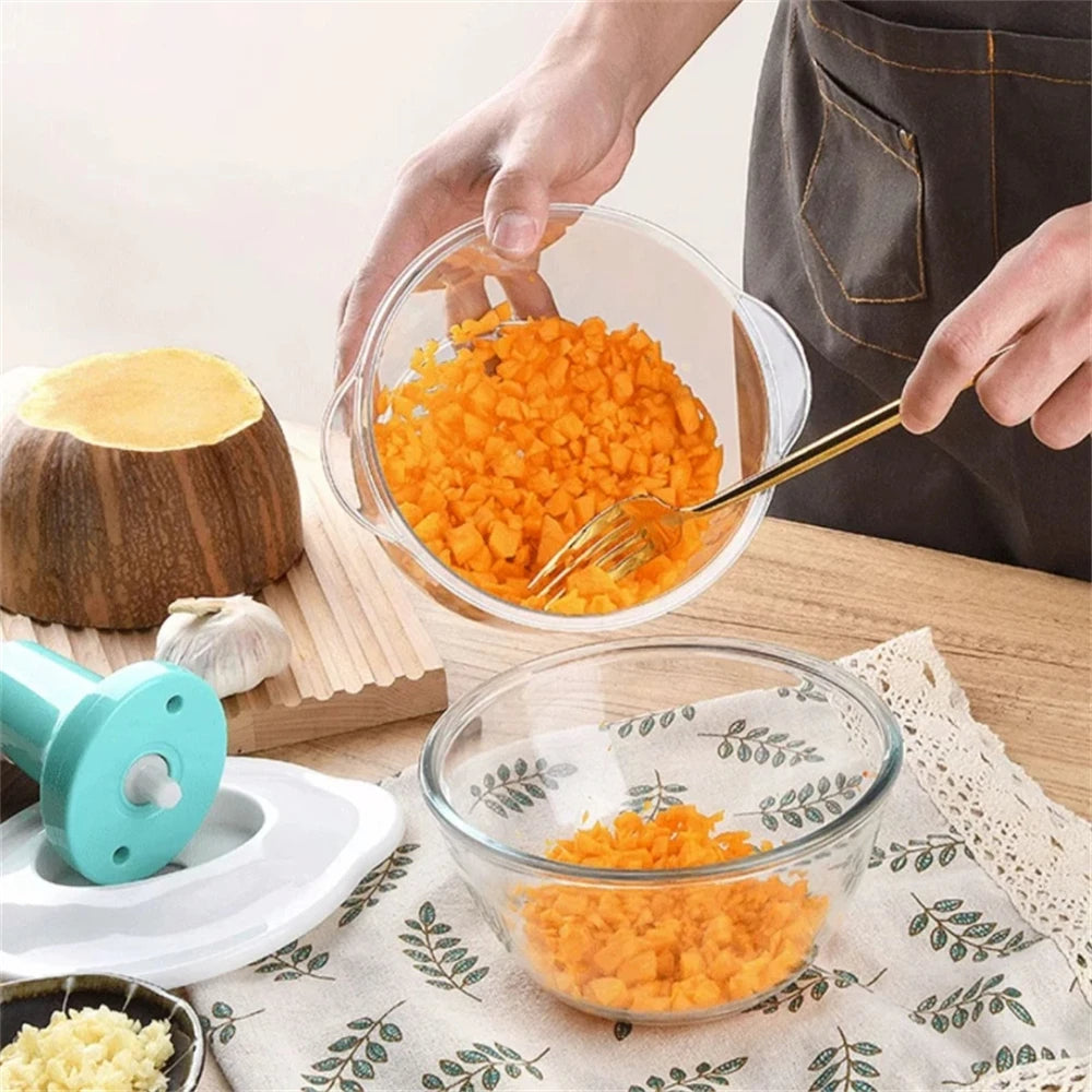 Multifunctional Manual Push Chopper 2-Liter