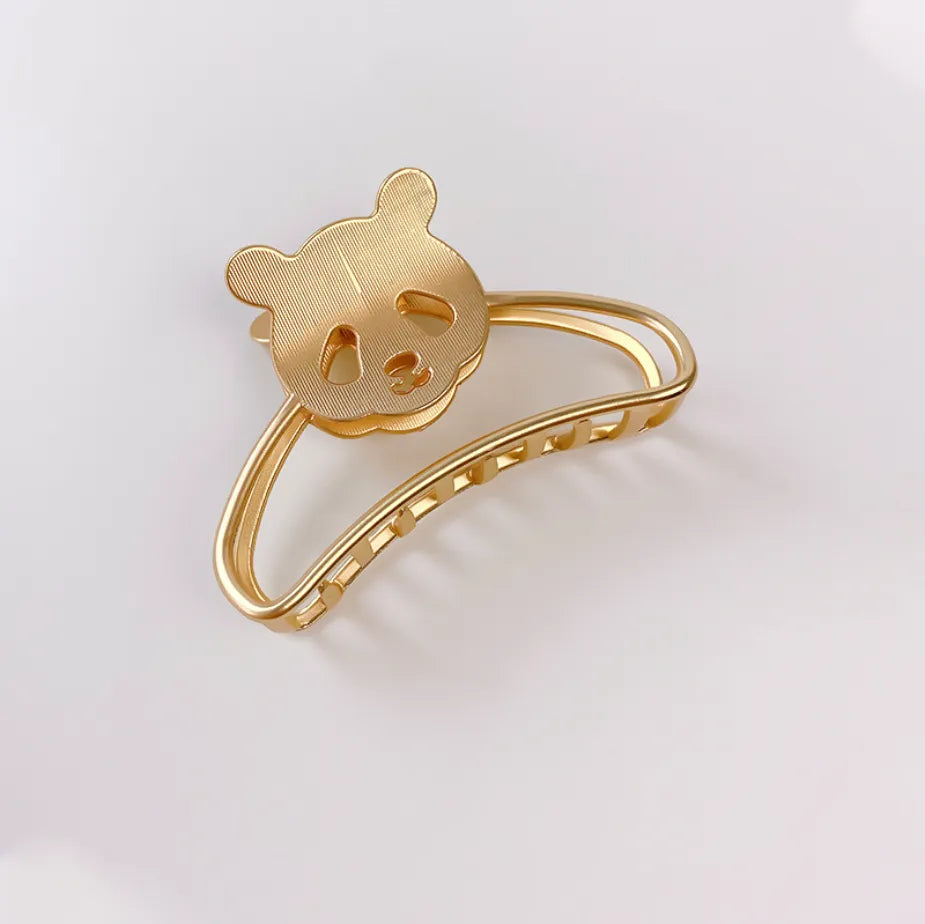 Panda Metal Claw Hair Clip