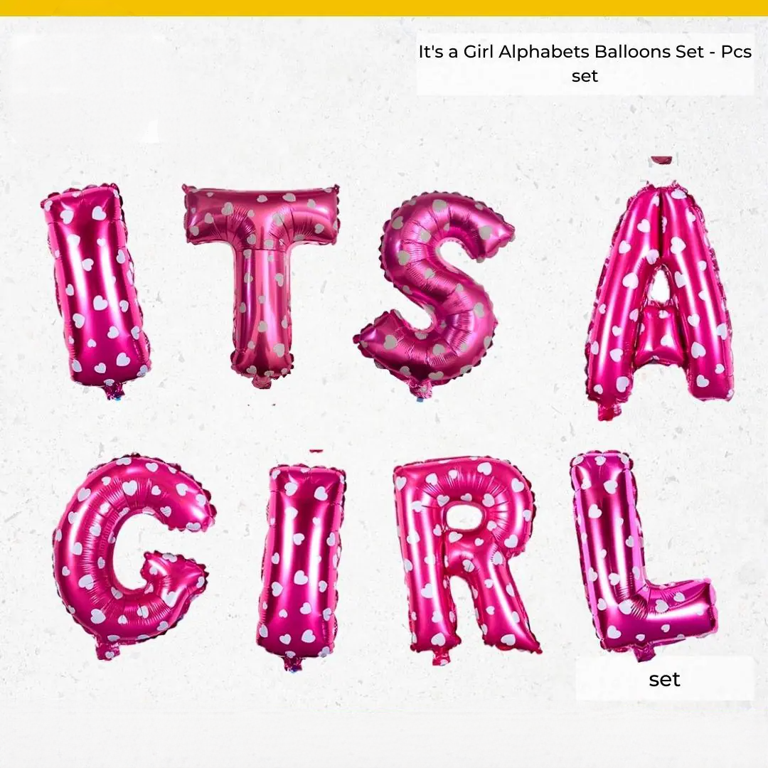 Its A Girl Decoration Balloon