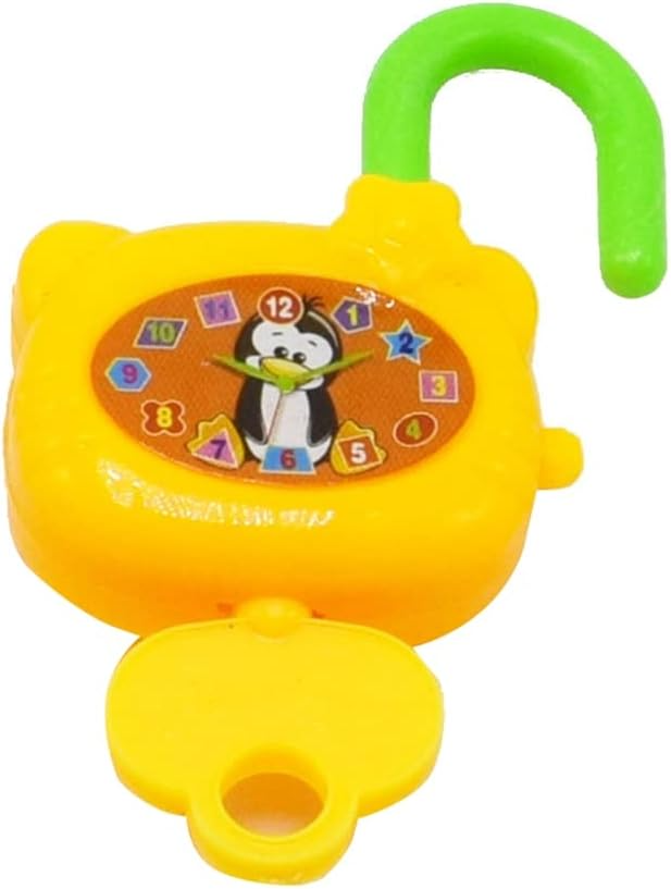 5Pcs/Set Mini Colorful Plastic Lock with Key