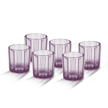 PACK OF 6 - LOVELY ACRYLIC GLASS