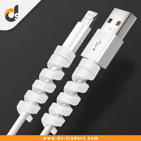 4 Pcs Spiral Silicone Cable Protectors.