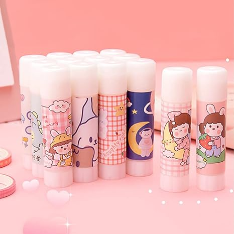 Pack Of 2 - Kawaii Design Super Strong Glue Stick