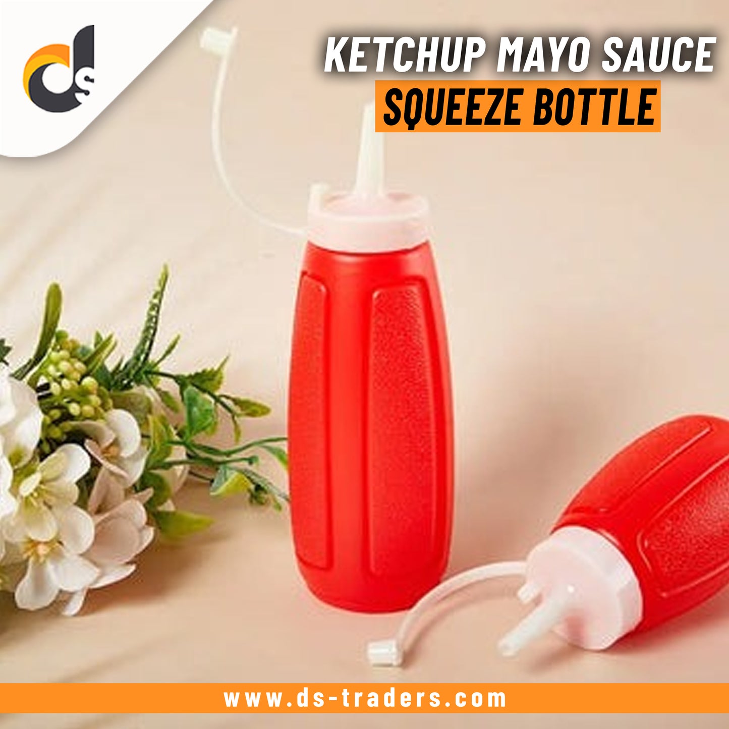 Cute Design Ketchup Mayo Sauce Squeeze Bottle