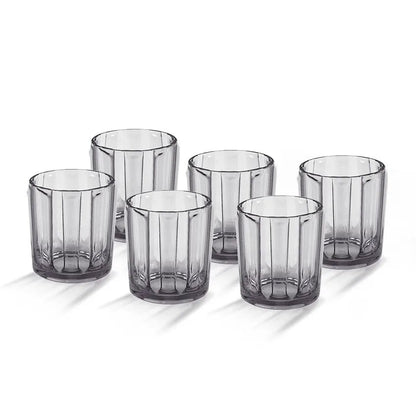 PACK OF 6 - LOVELY ACRYLIC GLASS