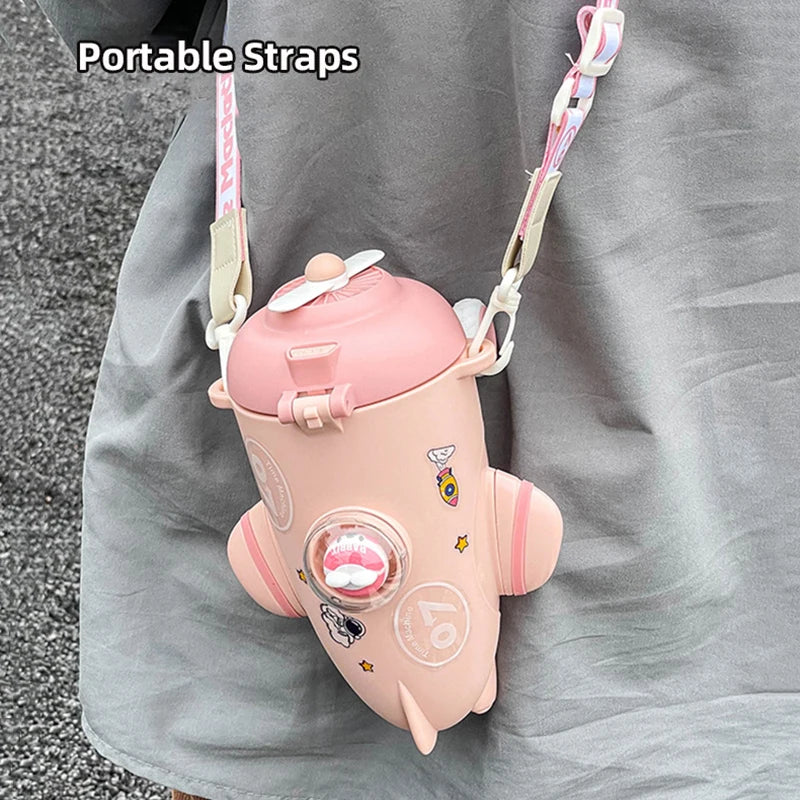 Airplane Shape Kids Water Bottle