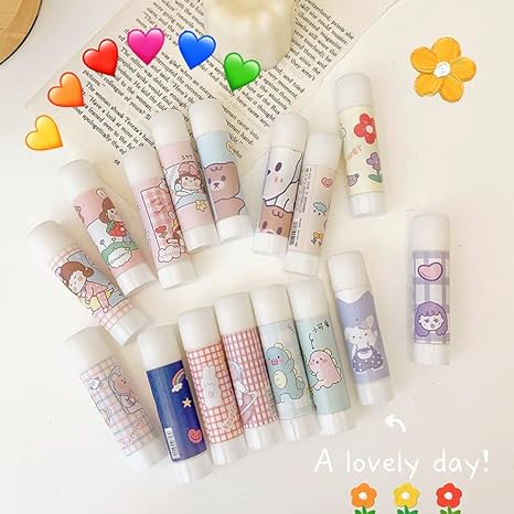 Pack Of 2 - Kawaii Design Super Strong Glue Stick