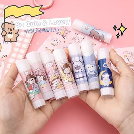 Pack Of 2 - Kawaii Design Super Strong Glue Stick