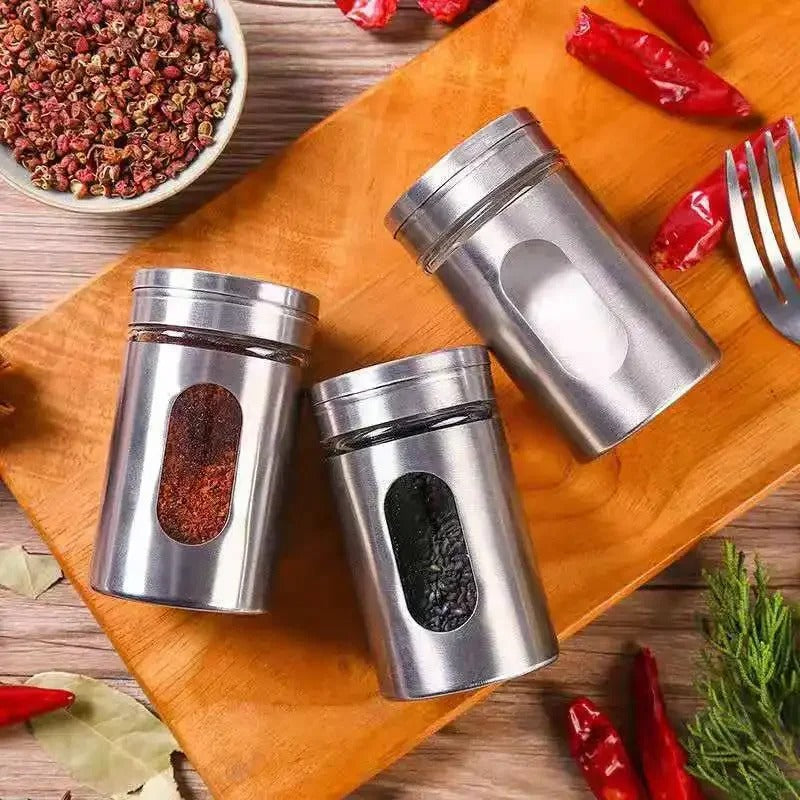 Stainless Steel Pepper Salt & Spice Jar