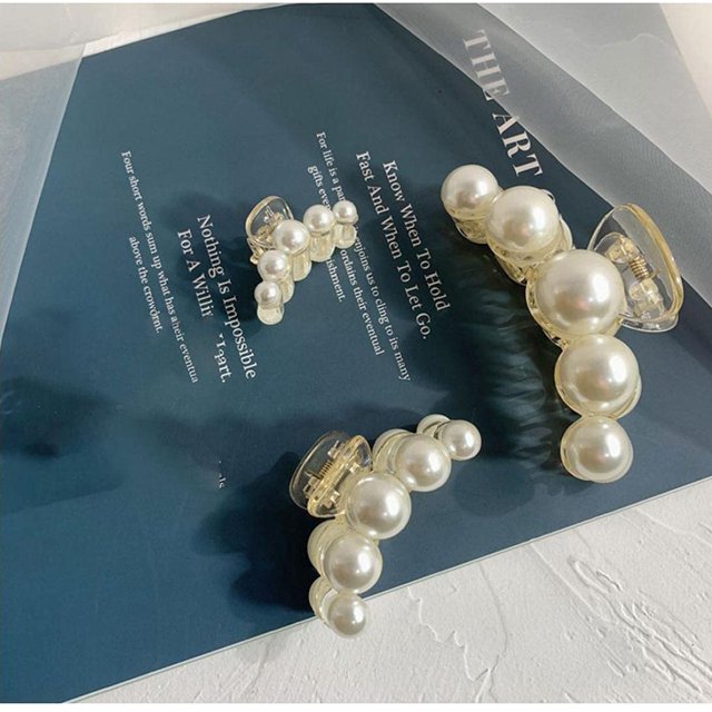 Cute Linked Pearl Hair Clip
