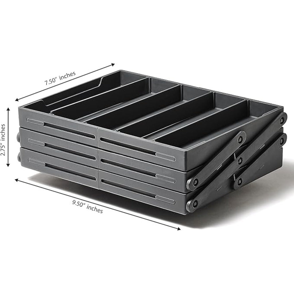 3-Tier Smart Drawer Organizer for Desk Storage