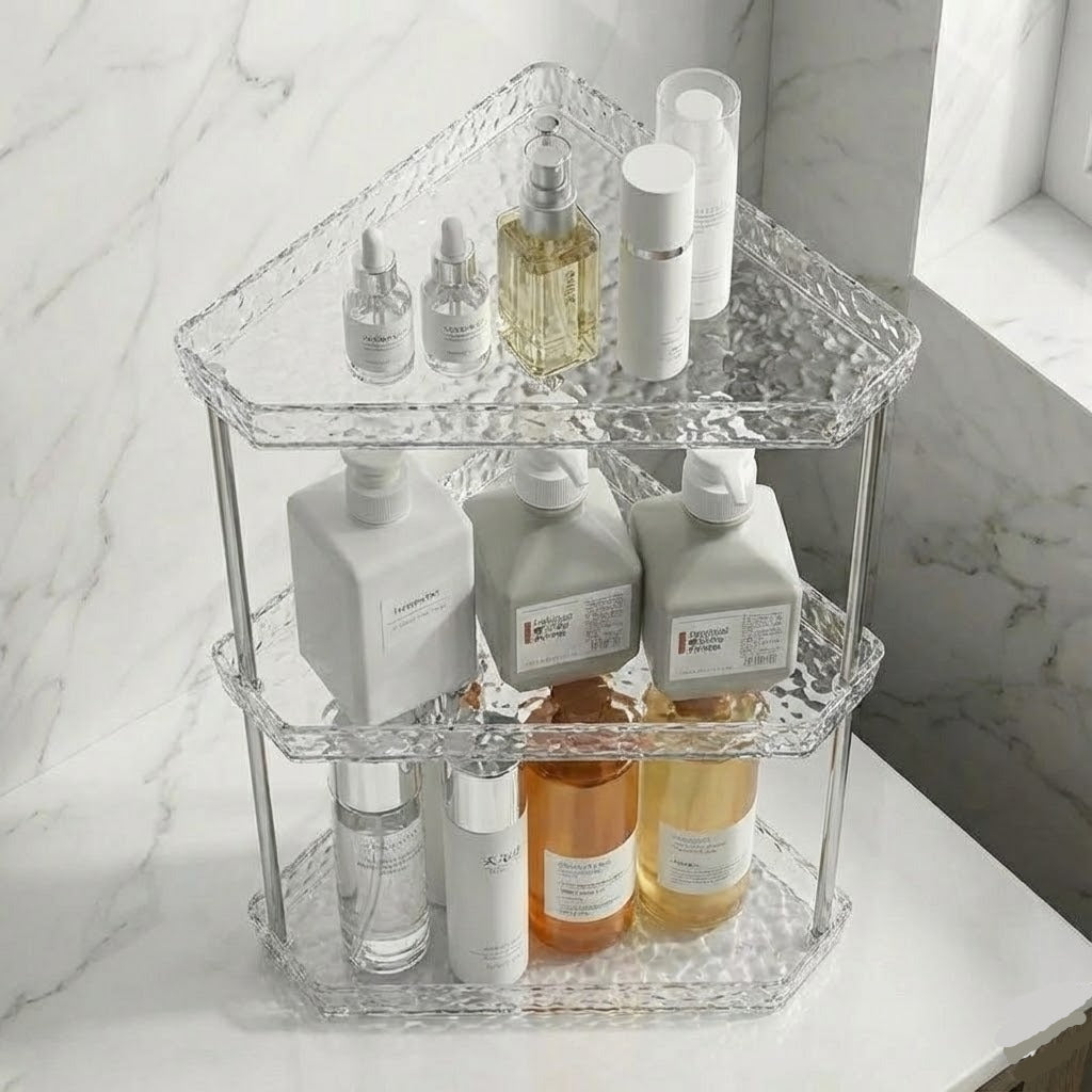 Multipurpose Triangle Acrylic Storage Rack