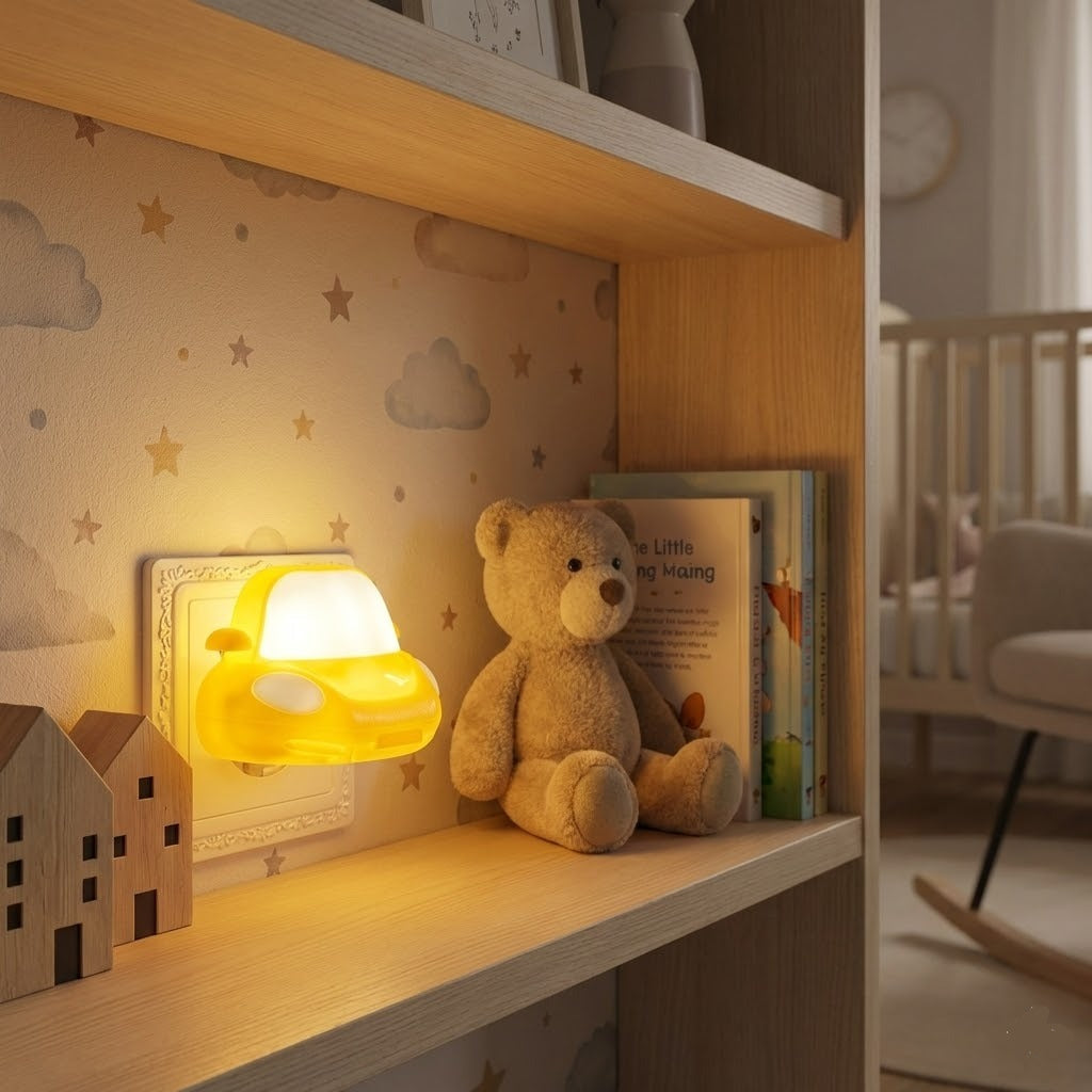 LED Car Shape Socket Night Light