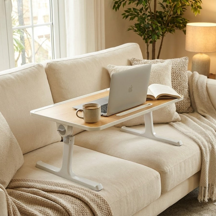 Foldable Wooden Laptop Table For Bed