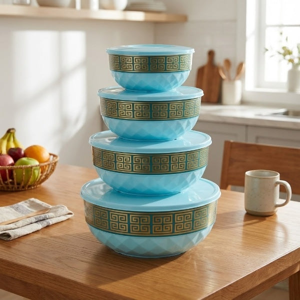 4 In 1 Plastic Durable Bowl Set