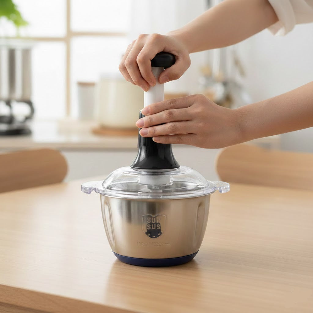 Stainless Steel Vegetable Push Chopper