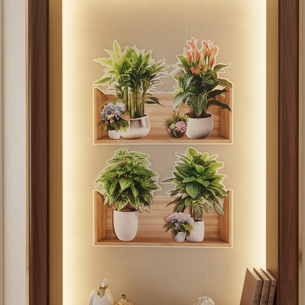 Simulation Plant Wall Sticker