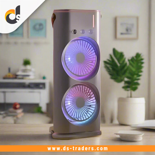 Double-Ended Spray Water Mist Fan