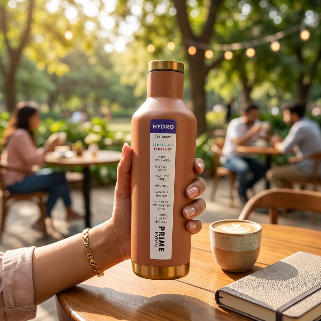 Premium Stainless Steel Insulated Water Bottle 500ml