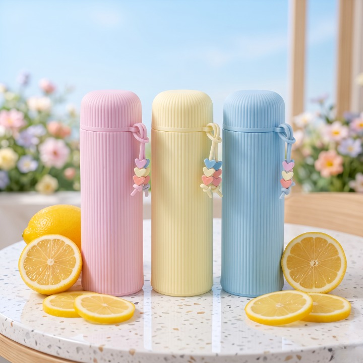 Elegant Pastel Love Travel Water Bottle