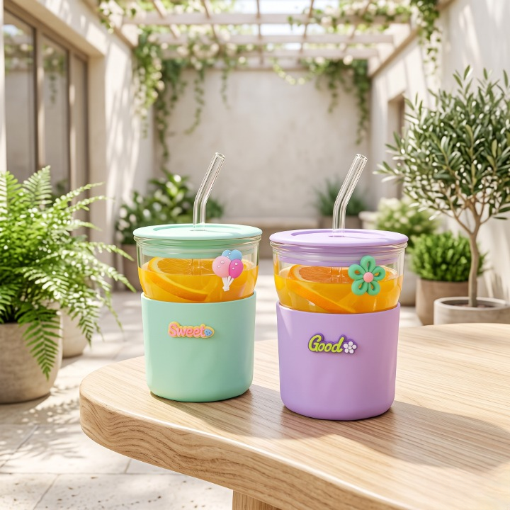 Portable Juice Infuser Travel Cup With Straw