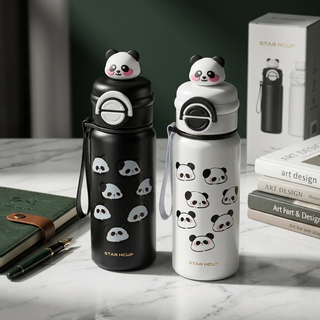 Cute Panda Vacuum Insulated Bottle 550ML