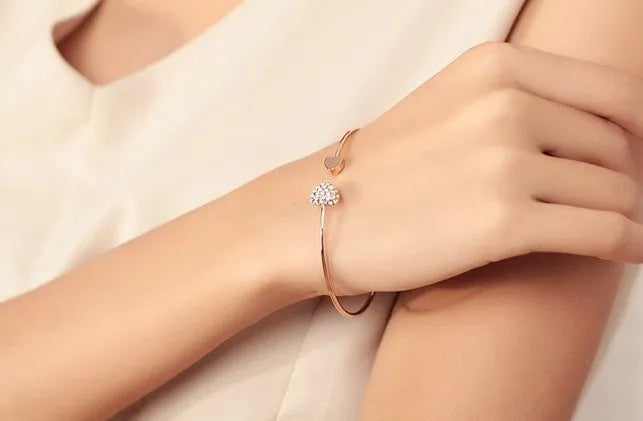 Heart Crystal Bracelet
