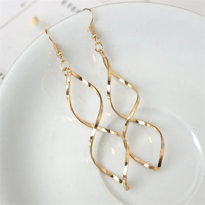 Wave Dangle Earrings