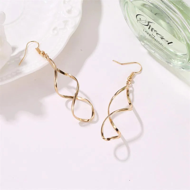 Wave Dangle Earrings