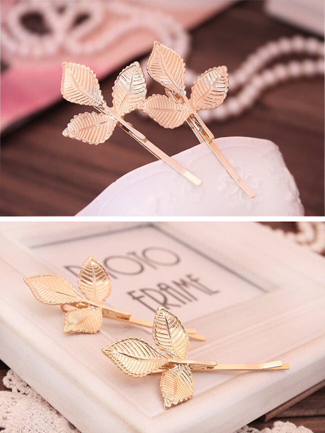 Elegant Leaf Hairpin