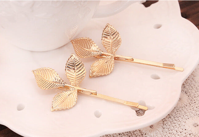 Elegant Leaf Hairpin