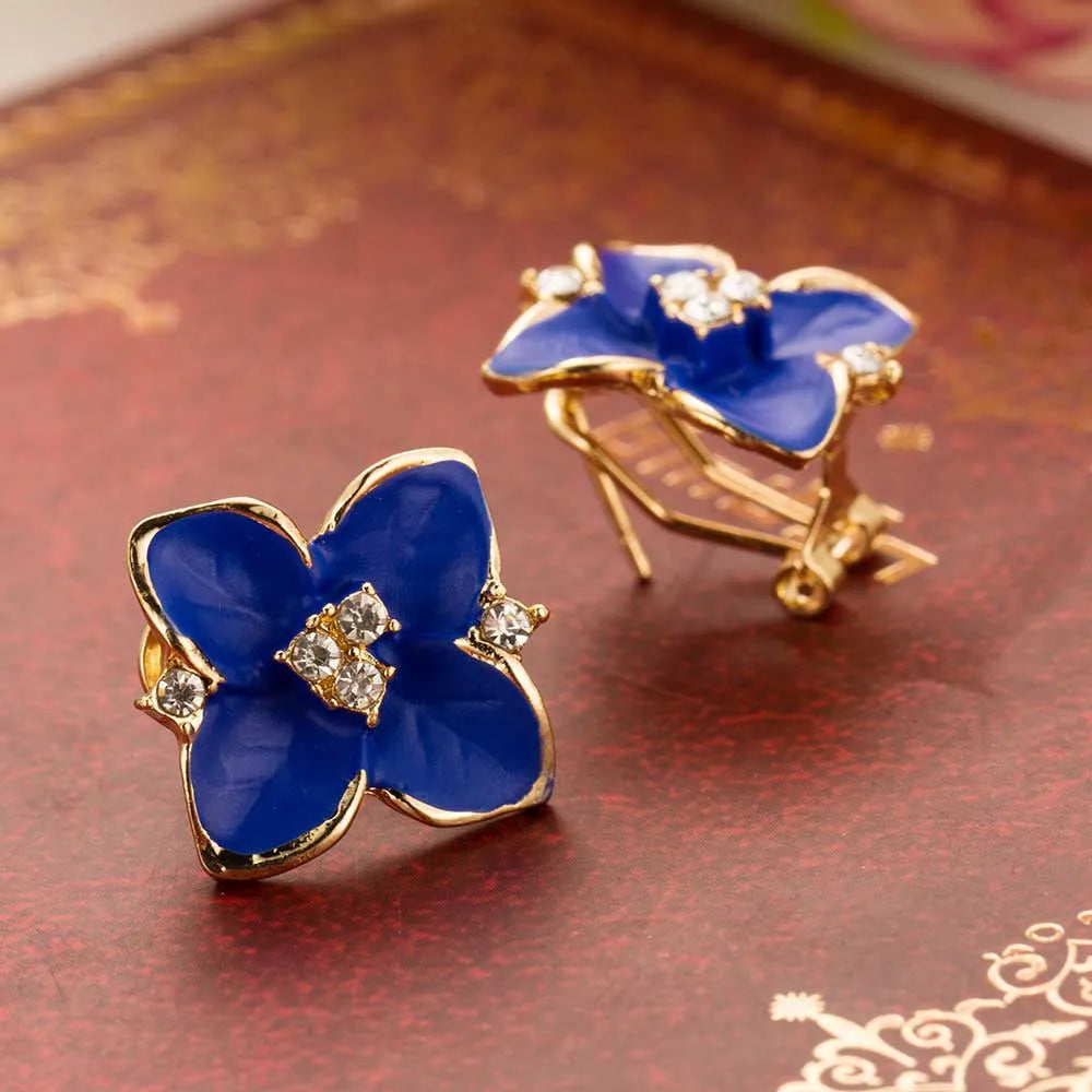 Beautiful Charming Flower Earrings