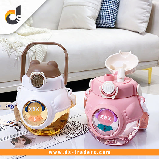 Hug Bear Double Drink Big Belly Water Bottle