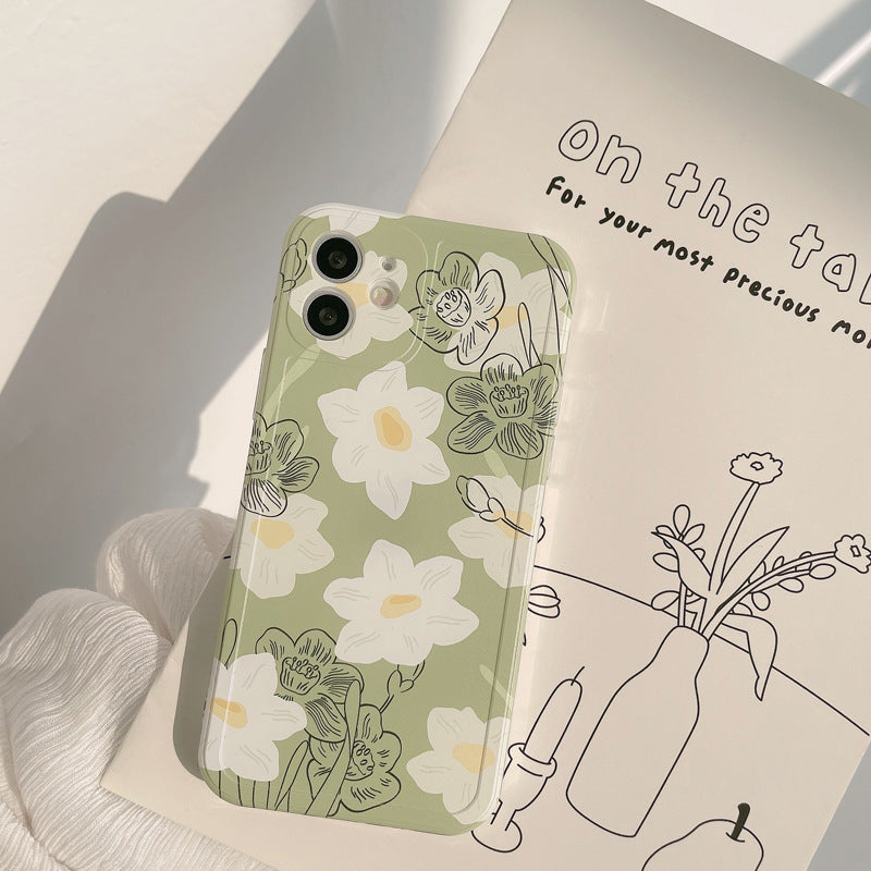 Green Flower - iPhone Case