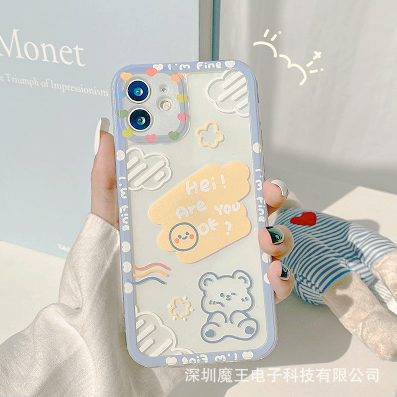 Cute I am Fine Design iPhone Case
