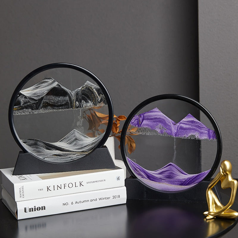 Elegant Home & Office Desktop Hour Glass Stand