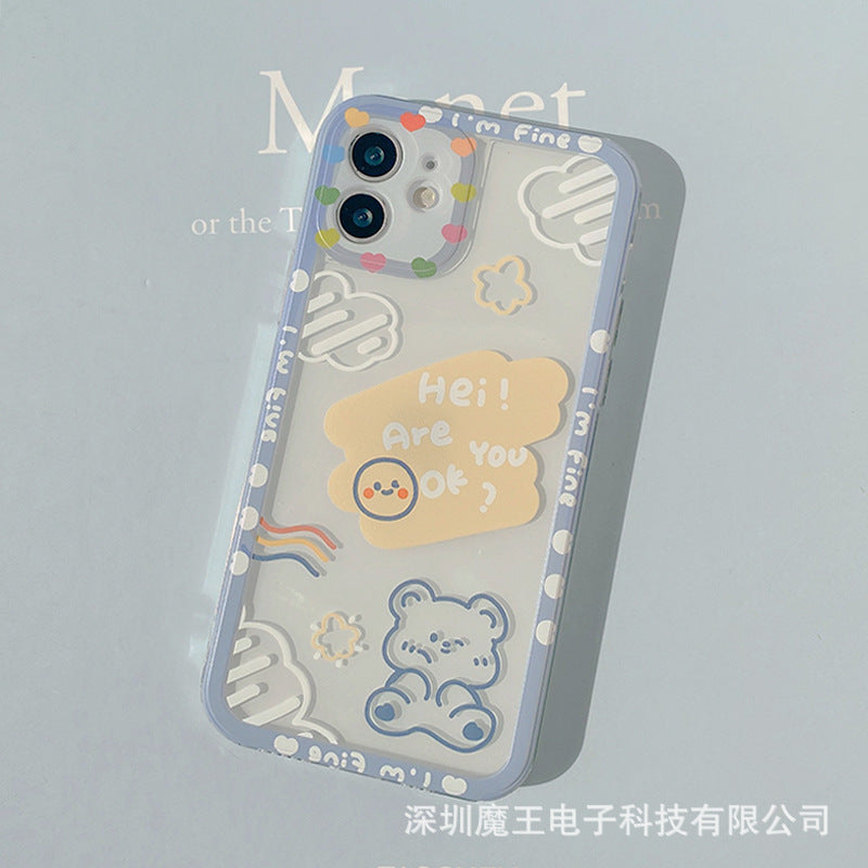 Cute I am Fine Design iPhone Case