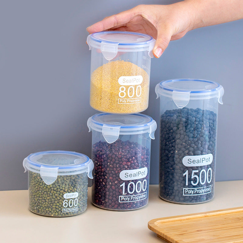 3 Pcs Airtight Food Jar 600ml