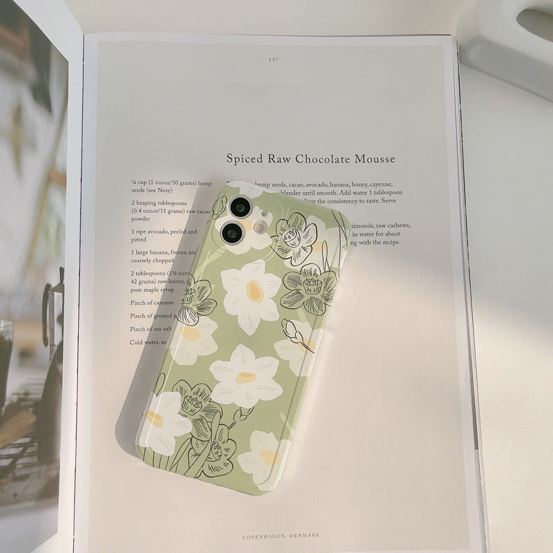Green Flower - iPhone Case