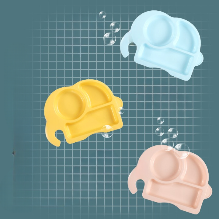 Elephant Shaped 3 compartment Plate
