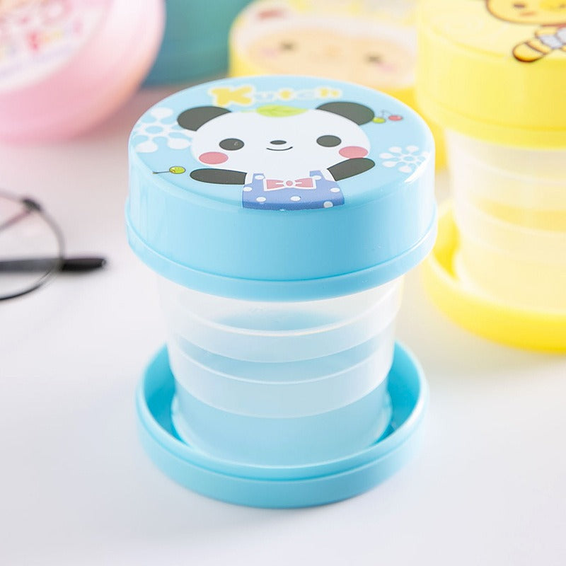 2pc Pocket-Sized Colorful Kids Travel Cup